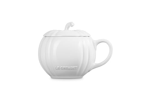Le Creuset Stoneware Pumpkin Mug with Lid