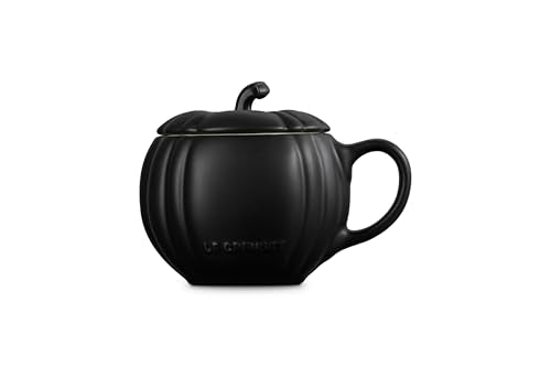 Le Creuset Stoneware Pumpkin Mug with Lid