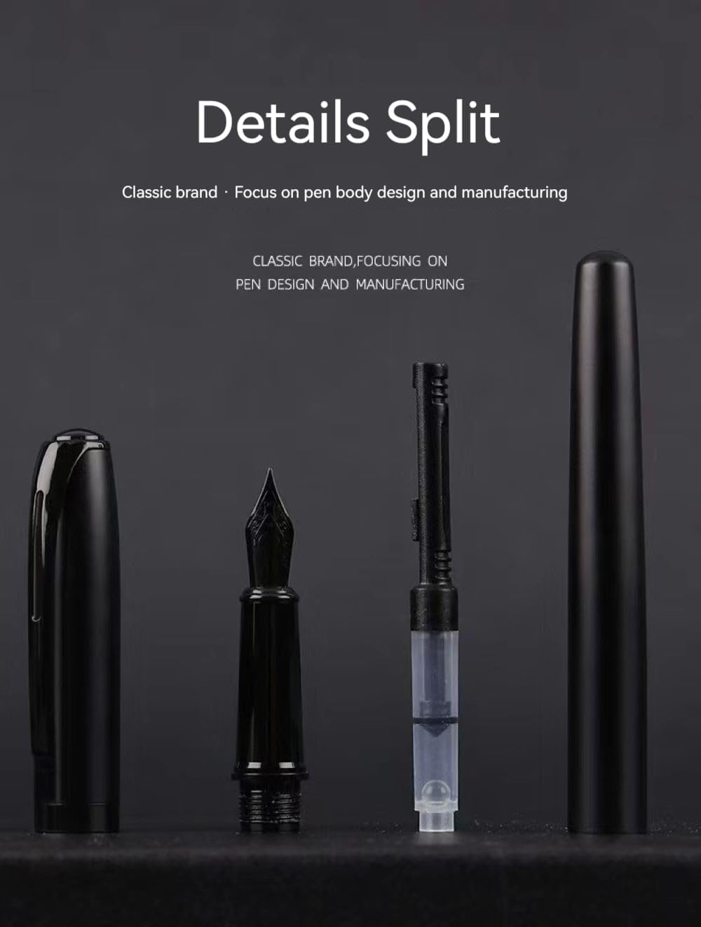 Ivy's Favorite Matte Black Fountain Pen