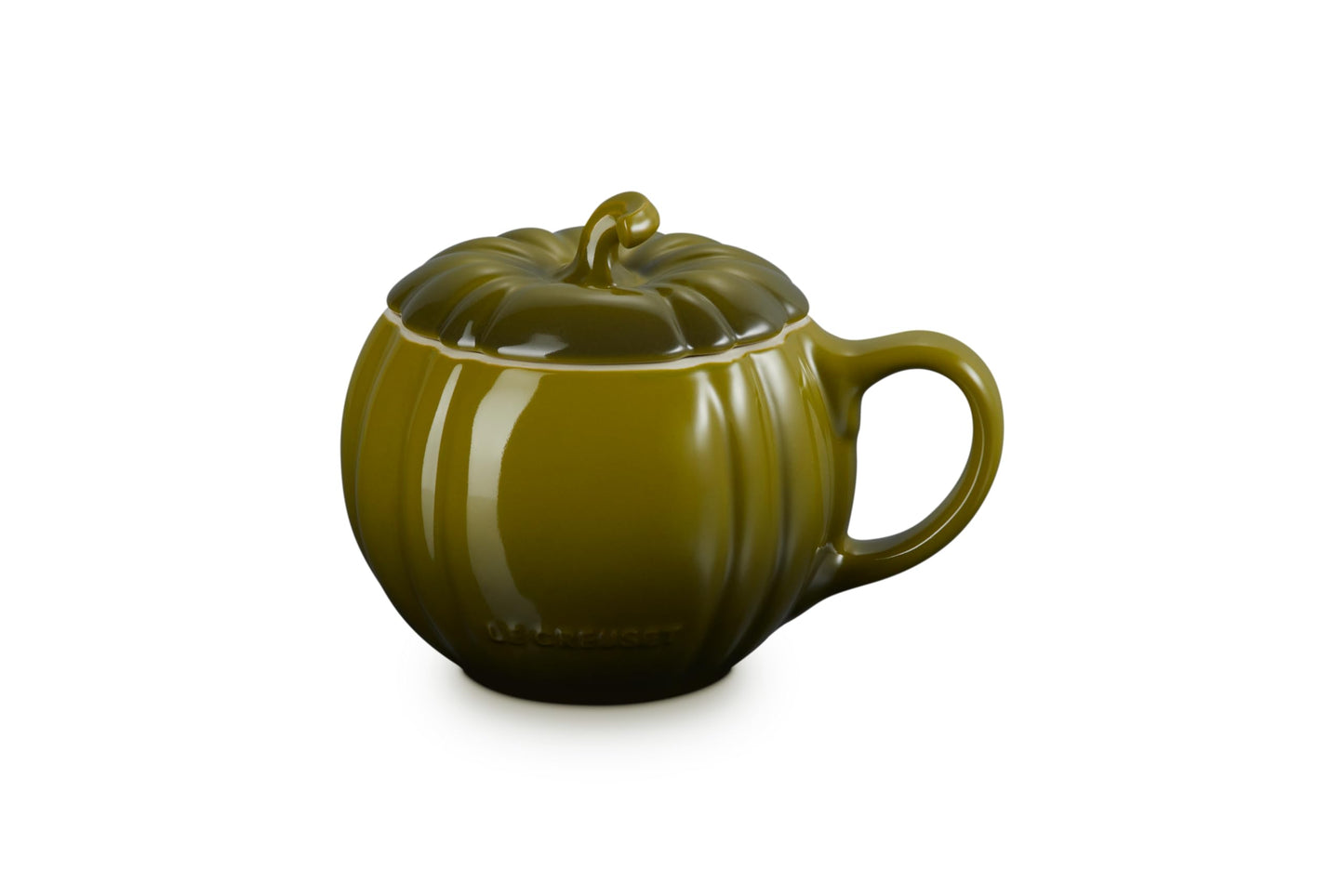 Le Creuset Stoneware Pumpkin Mug with Lid