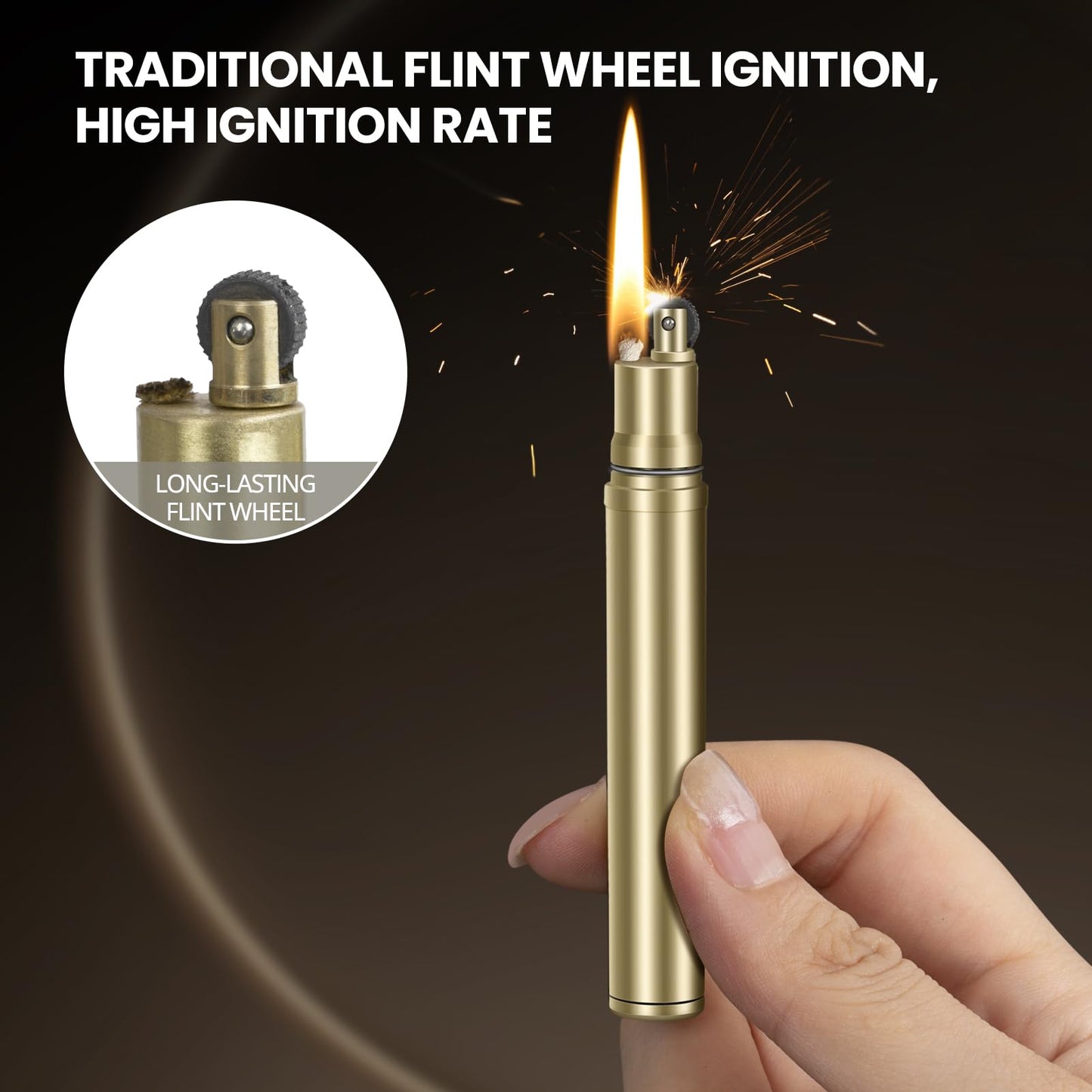 Vintage Brass Lighter