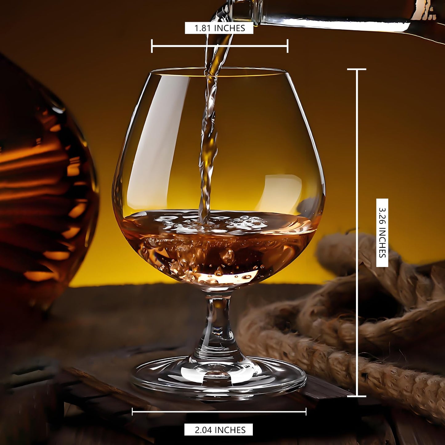 Ivy & Theo's Brandy Drinking Glasses