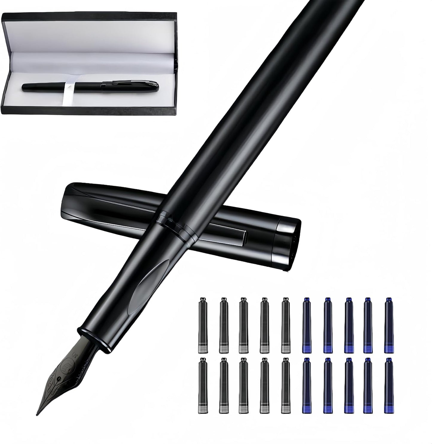 Ivy's Favorite Matte Black Fountain Pen