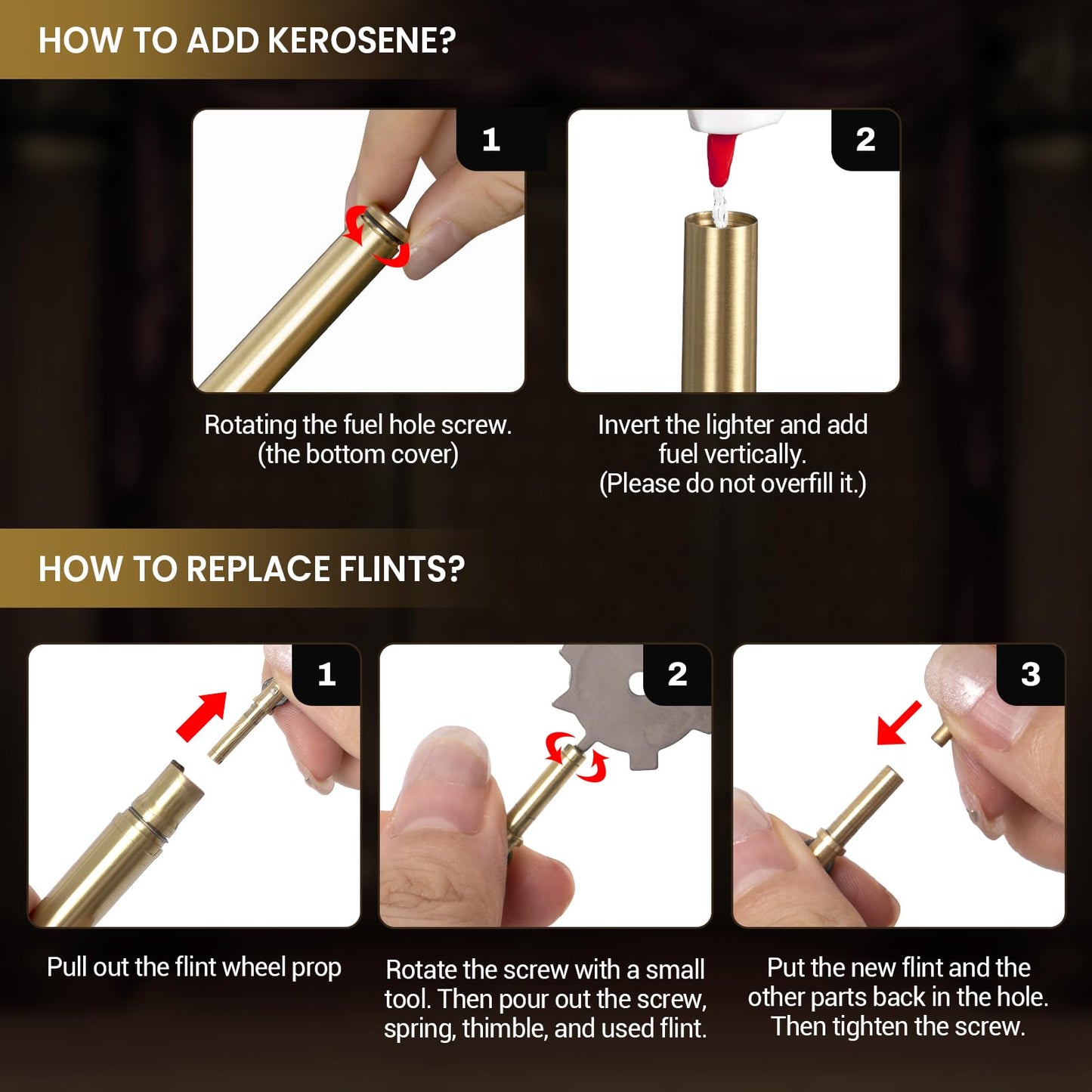 Vintage Brass Lighter