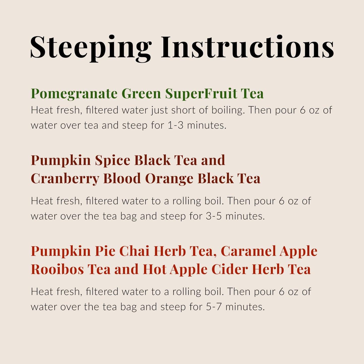 Nell's Harvest Tea Assortment