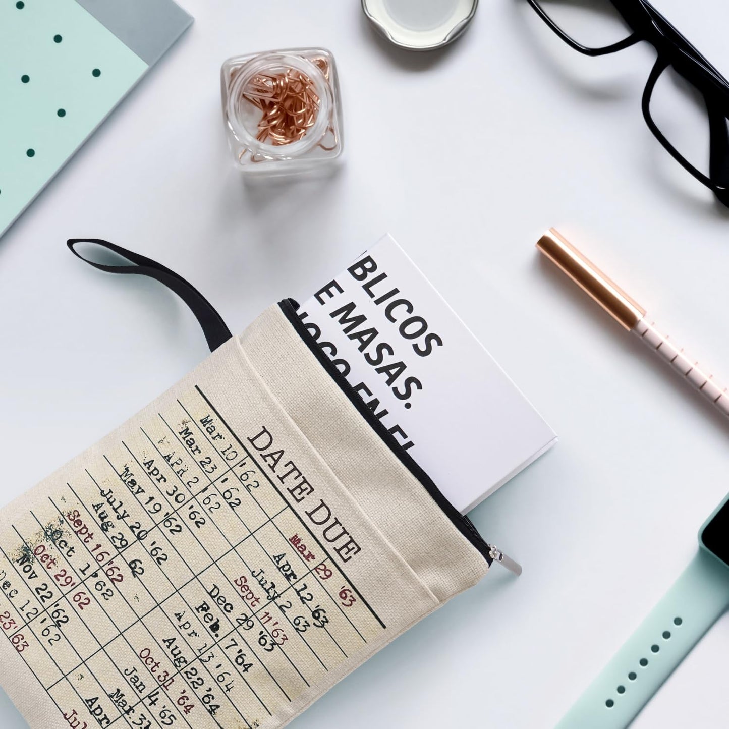 Library Date Due Book Sleeve