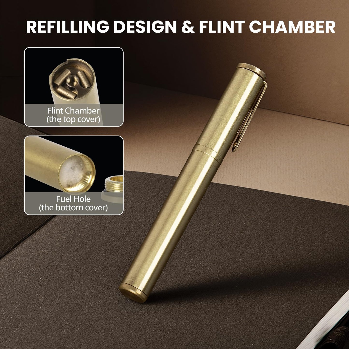 Vintage Brass Lighter