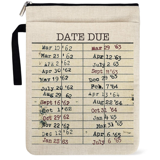 Library Date Due Book Sleeve